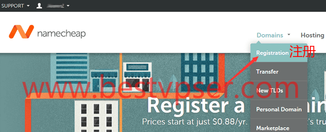 namecheap 首页