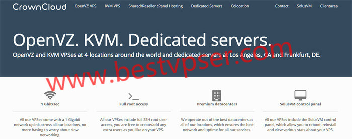 #大盘# CrownCloud - $5/mo KVM 2核 512M 500G 3T 1Gbps 洛杉矶QN
